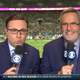 CBS play-by-play announcer Ian Eagle (left) and analyst Dan Fouts